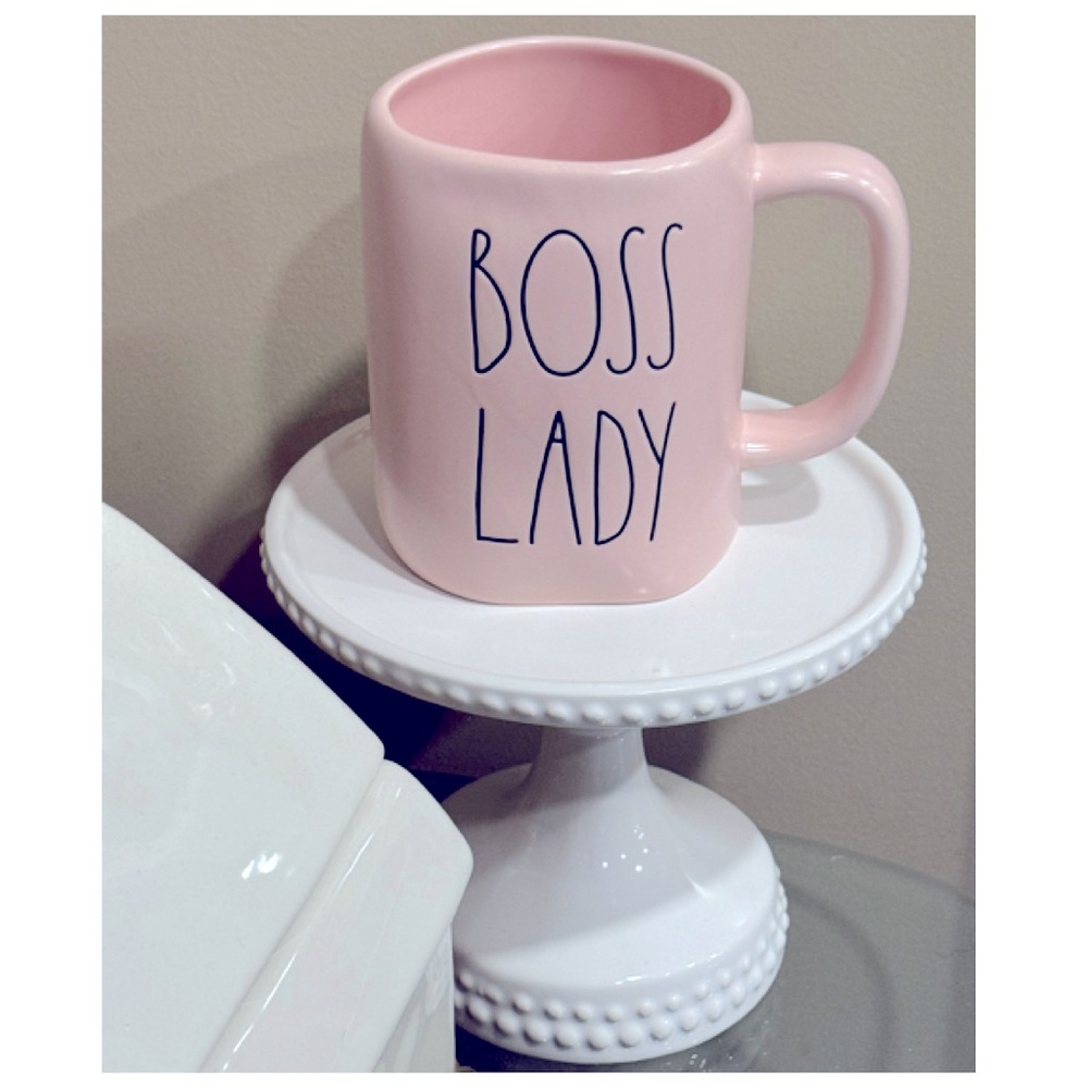 NEW Rae Dunn Pink Boss Lady Mug